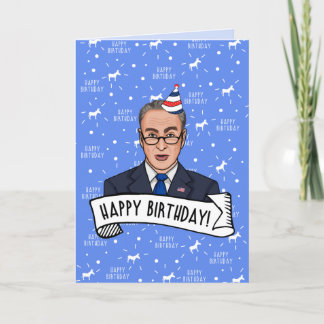Tarjeta Feliz Cumpleaños de Chuck Schumer