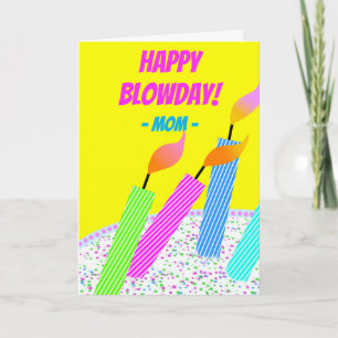 Tarjeta Feliz cumpleaños de cumpleaños para mamá en el Sal