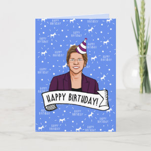 Tarjeta Feliz Cumpleaños De Elizabeth Warren