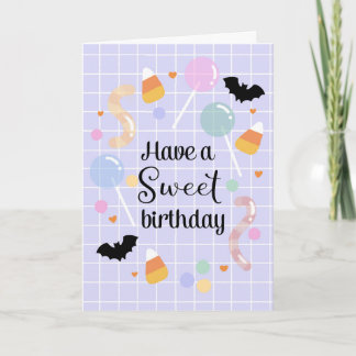 Tarjeta Feliz cumpleaños de Halloween