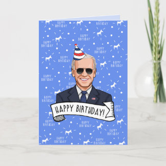 Tarjeta Feliz cumpleaños de Joe Biden