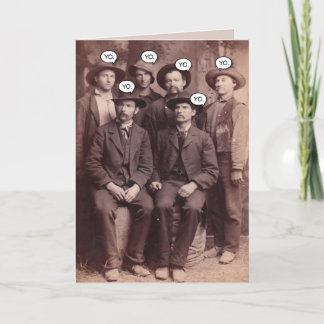 Tarjeta "Feliz cumpleaños de la pandilla" gracioso