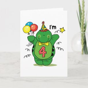 Tarjeta Feliz Cumpleaños de la Tortuga