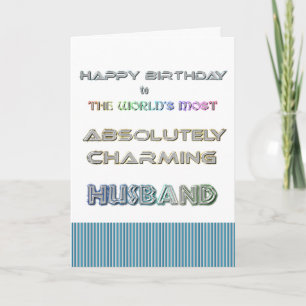 Tarjeta feliz cumpleaños de marido
