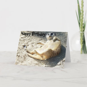 Tarjeta Feliz cumpleaños de Merrkat