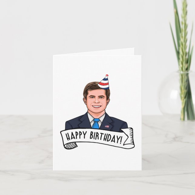Tarjeta Feliz Cumpleaños de parte del Alcalde PB (Anverso)