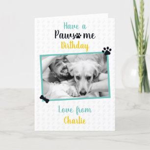 Tarjeta Feliz cumpleaños de perro   Cumpleaños de Pawsome