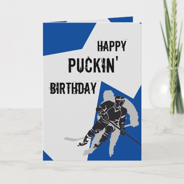 Tarjeta Feliz cumpleaños de Puckin (Anverso)