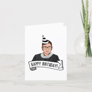 Tarjeta Feliz Cumpleaños de Ruth Bader Ginsburg