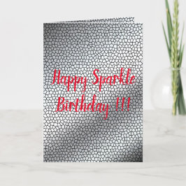 Tarjeta Feliz cumpleaños de Sparkle