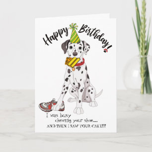 Tarjeta Feliz cumpleaños de su compinche del perro de