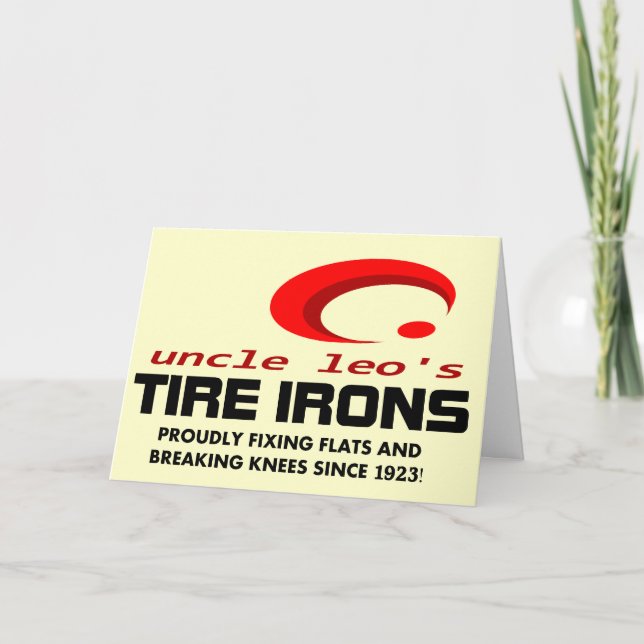 Tarjeta Feliz cumpleaños de Team de tío Leo (Anverso)