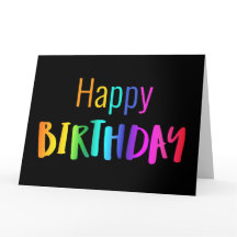Feliz Cumpleaños De Todos Los Guay Birthday Card