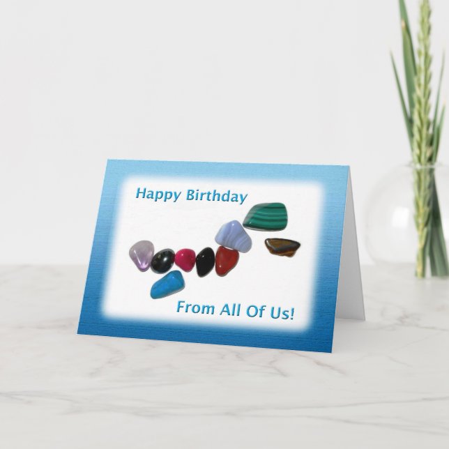 Tarjeta Feliz Cumpleaños De Todos Nosotros (Anverso)
