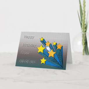 Tarjeta Feliz Cumpleaños De Todos Nosotros