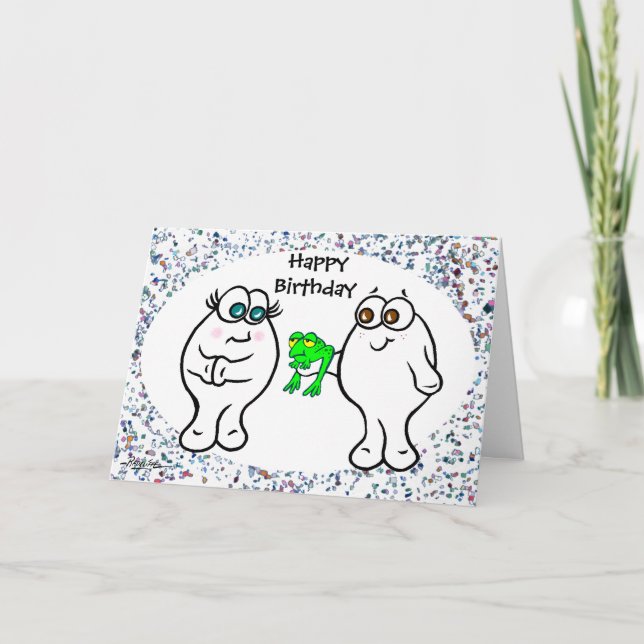 Tarjeta Feliz cumpleaños de tu hermano favorito (Anverso)
