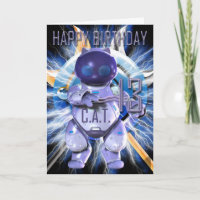 Feliz cumpleaños décimotercero, gato del robot,