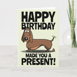 Tarjeta Feliz Cumpleaños Del Gracioso Saludo Del Perro