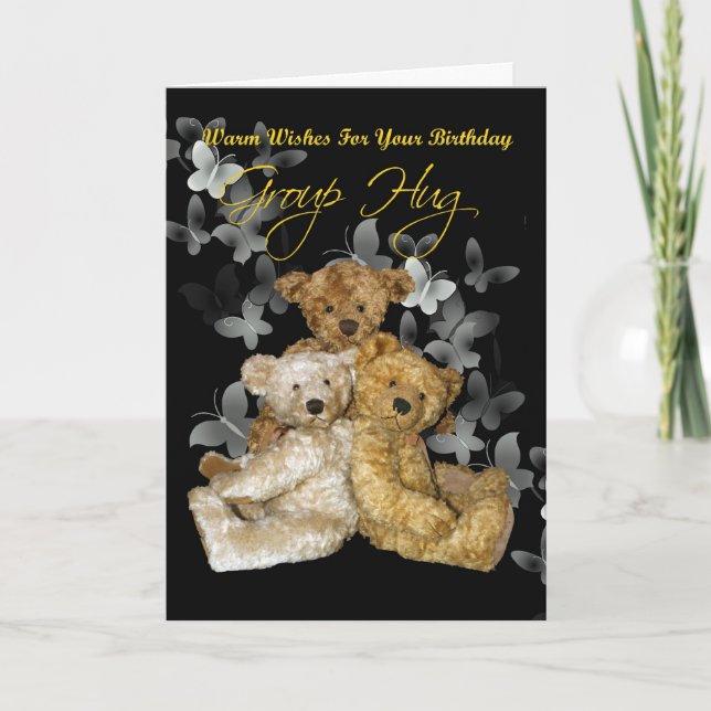 Tarjeta Feliz cumpleaños del grupo (Anverso)