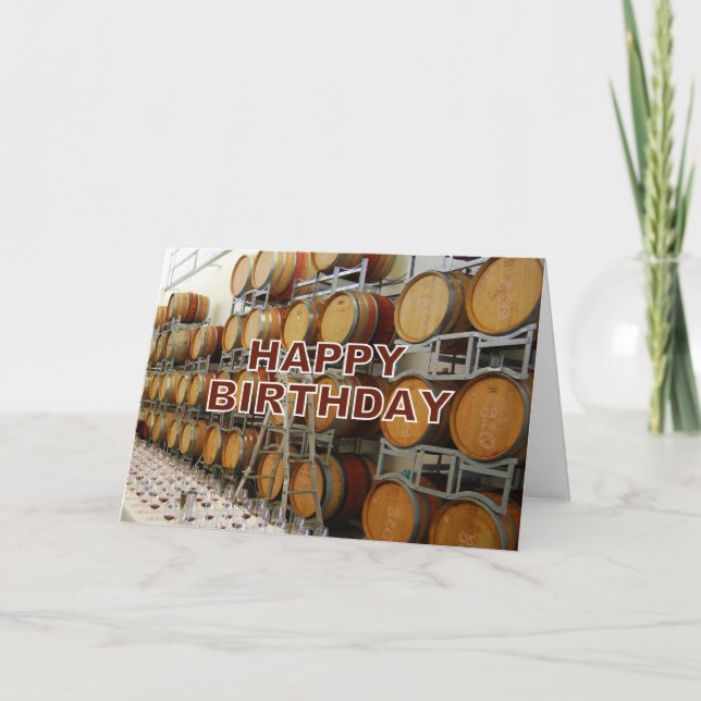 Tarjeta Feliz cumpleaños del lagar (Anverso)