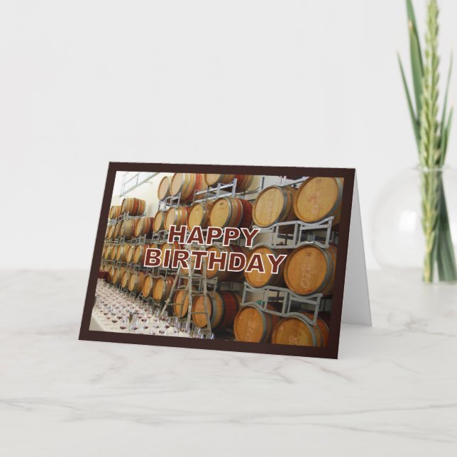 Tarjeta Feliz cumpleaños del lagar (Anverso)