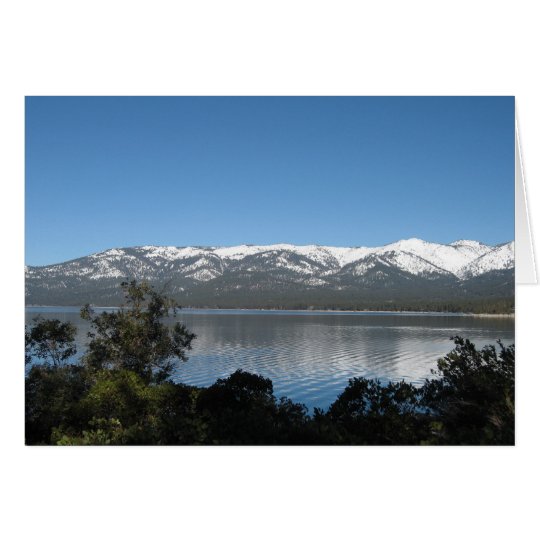 Tarjeta Feliz cumpleaños del lago Tahoe