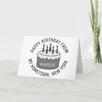 Feliz cumpleaños desde Nueva York