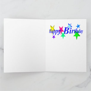 Tarjeta Feliz cumpleaños, diseño popular,