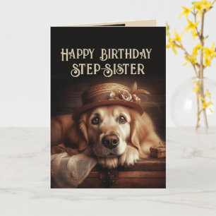 Tarjeta Feliz Cumpleaños Divertida Hermana