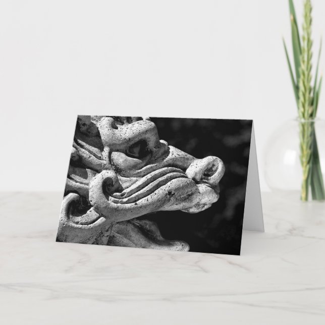 Tarjeta Feliz cumpleaños - Dragón (Anverso)