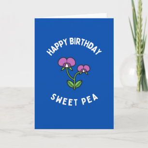 Tarjeta Feliz cumpleaños, dulce carta