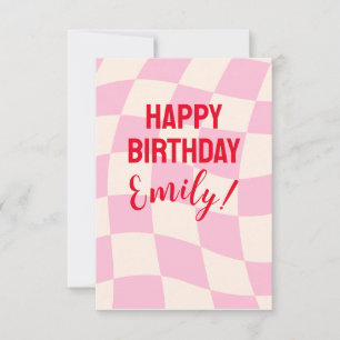 Tarjeta Feliz cumpleaños Emily Nombre personalizado person