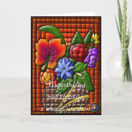 Tarjeta Feliz cumpleaños en polaco