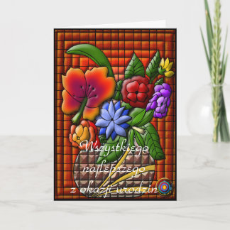 Tarjeta Feliz cumpleaños en polaco