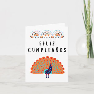 Tarjeta Feliz cumpleaños español