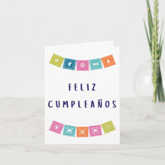 Tarjeta Feliz cumpleaños español