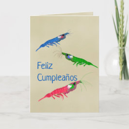 Tarjeta Feliz cumpleaños español colorido