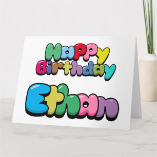 Tarjeta Feliz cumpleaños Ethan