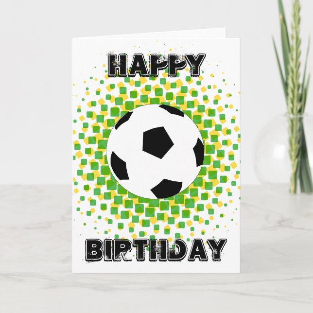 Tarjeta ¡Feliz cumpleaños, fanático del deporte! (Anverso)