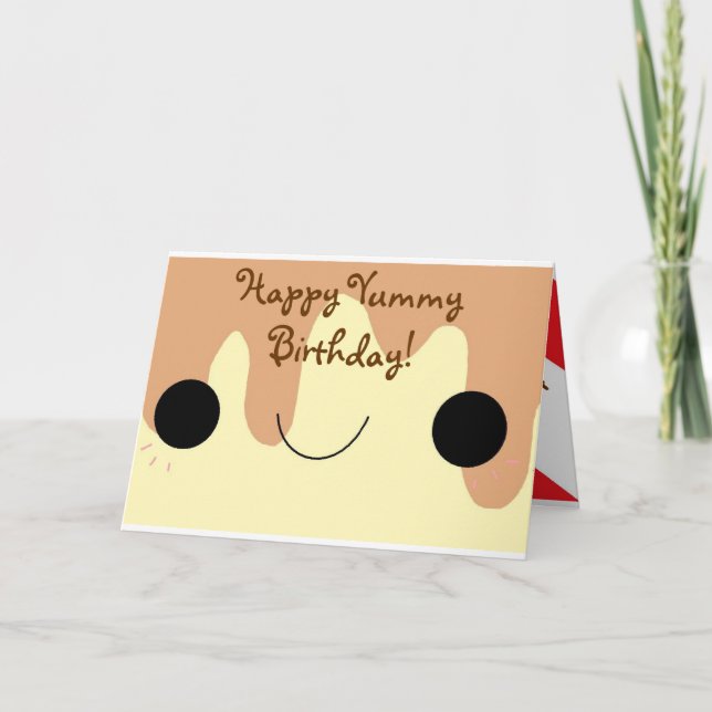Tarjeta ¡Feliz cumpleaños feliz! (Anverso)