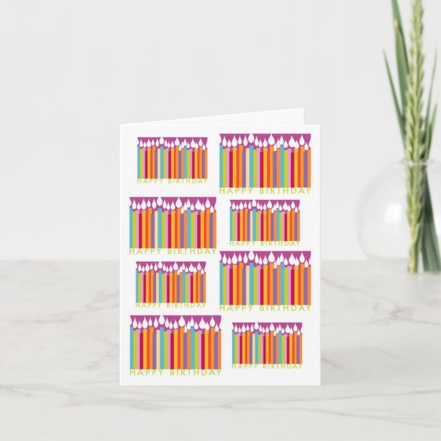 TARJETA FELIZ CUMPLEAÑOS FELIZ (Anverso)