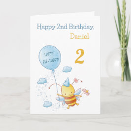 Tarjeta Feliz cumpleaños, fiesta de bienvenida con un salu