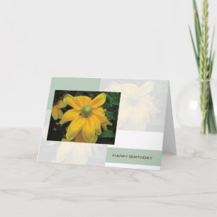 Tarjeta Feliz cumpleaños Floral