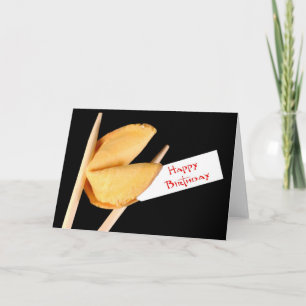 Tarjeta Feliz cumpleaños Fortune Cookie