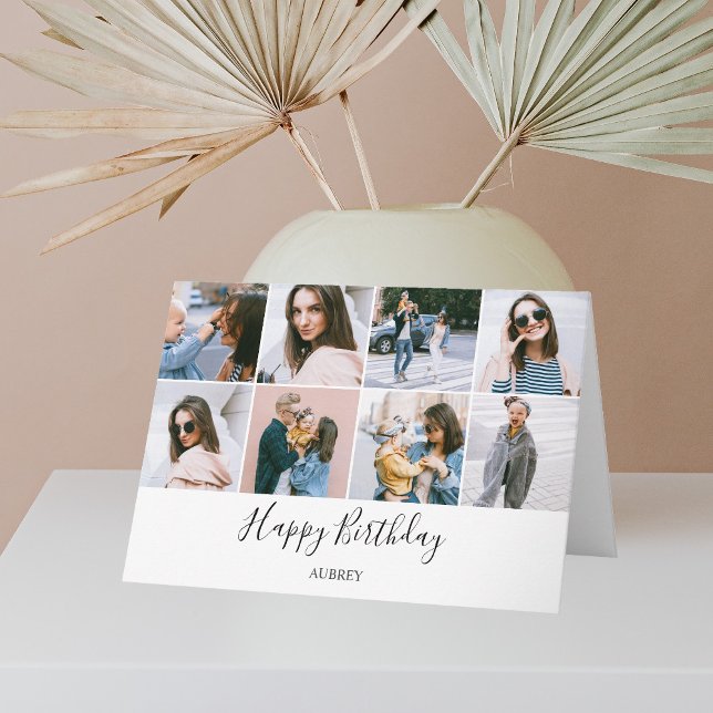 Tarjeta Feliz cumpleaños, foto moderna (Subido por el creador)
