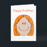 Tarjeta Feliz cumpleaños Ginger Nut Friend o relación<br><div class="desc">Feliz cumpleaños Ginger Nut Friend o tarjeta de relación

Tarjeta muy divertida para que tus amigos de jengibre lean y abran en su cumpleaños.

Tarjeta impresa de alta calidad

Incluye sobre</div>