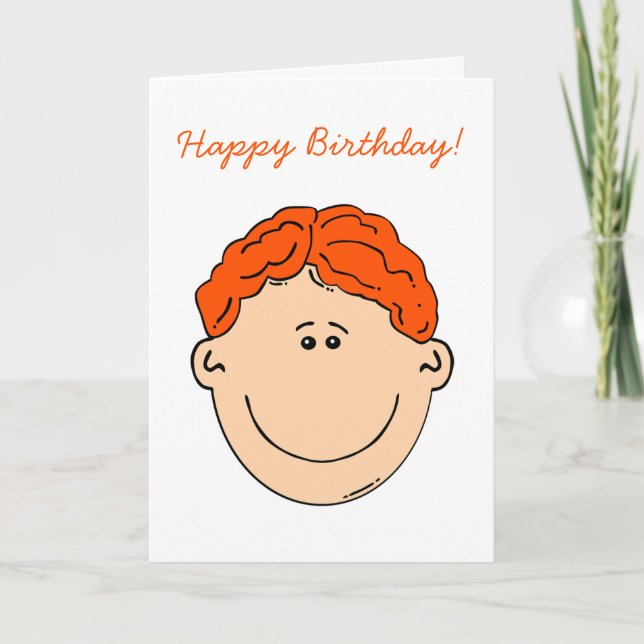 Tarjeta Feliz cumpleaños Ginger Nut Friend o relación (Anverso)