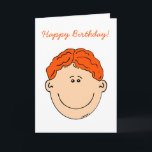 Tarjeta Feliz cumpleaños Ginger Nut Friend o relación<br><div class="desc">Feliz cumpleaños Ginger Nut Friend o tarjeta de relación

Tarjeta muy divertida para que tus amigos de jengibre lean y abran en su cumpleaños.

Tarjeta impresa de alta calidad

Incluye sobre</div>