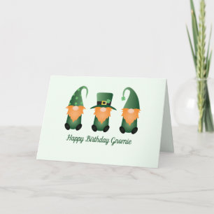 Tarjeta Feliz cumpleaños Gnomie