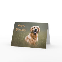 Feliz Cumpleaños Golden Retriever